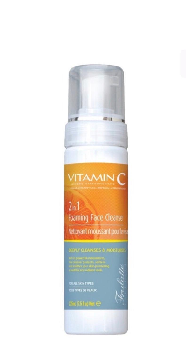 Nettoyant moussant visage 2-en-1 à la vitamine C – Frulatte