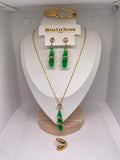 Parure bijoux en acier inoxydable