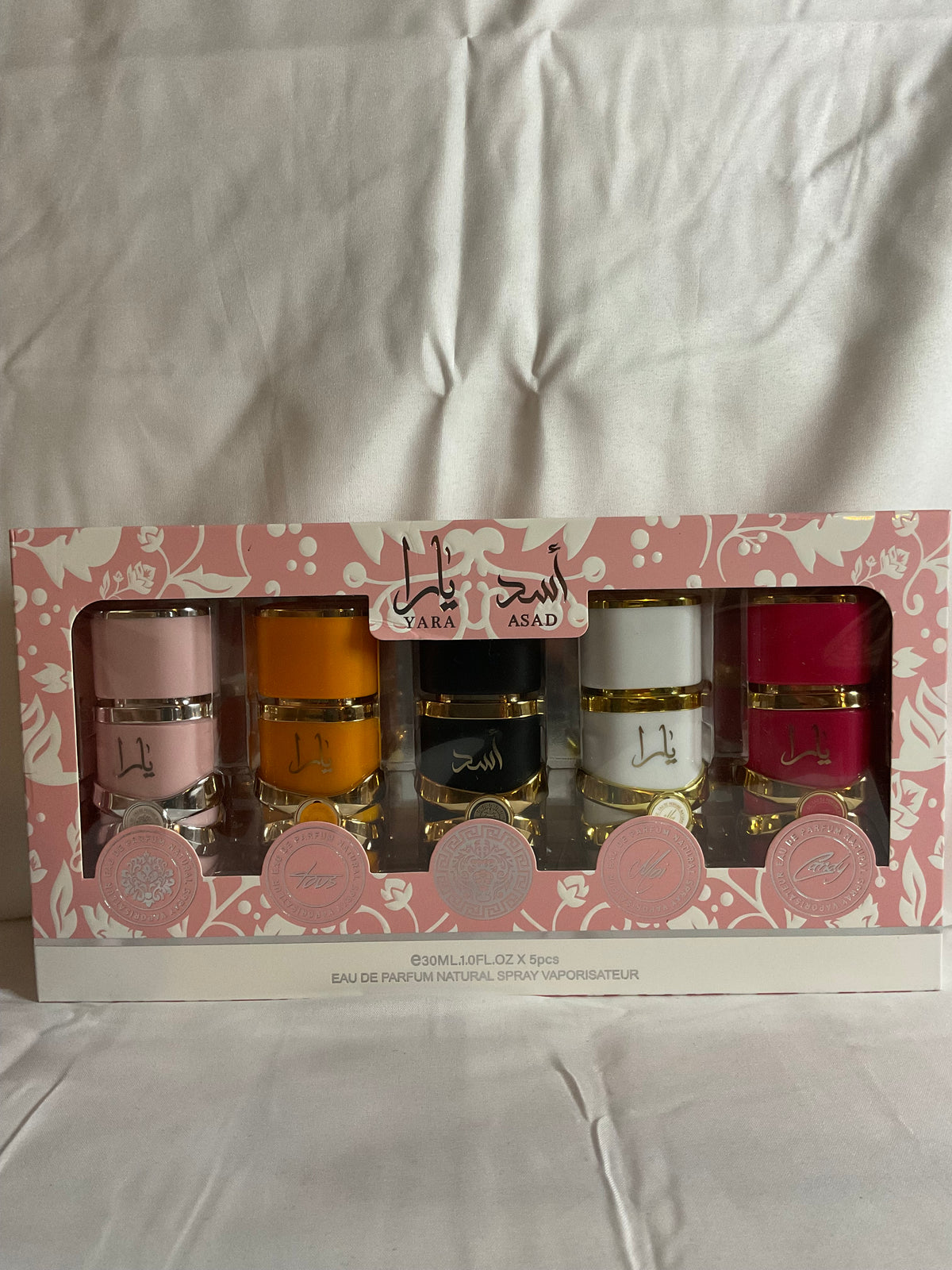 🌸 Coffret Yara & Asad – 5 parfums de 30 ml