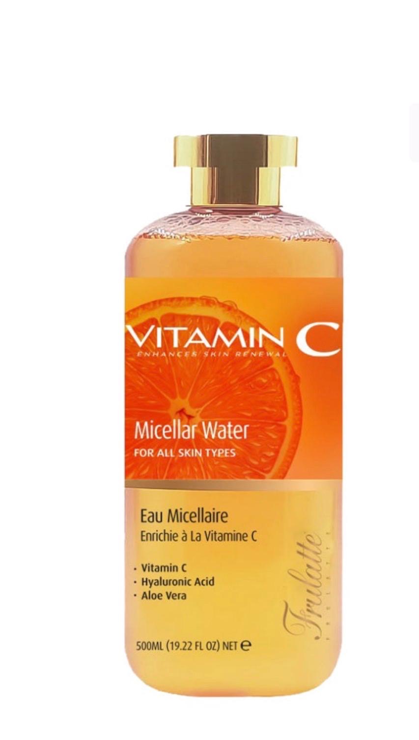 Eau micellaire à la vitamine C – 500 ml