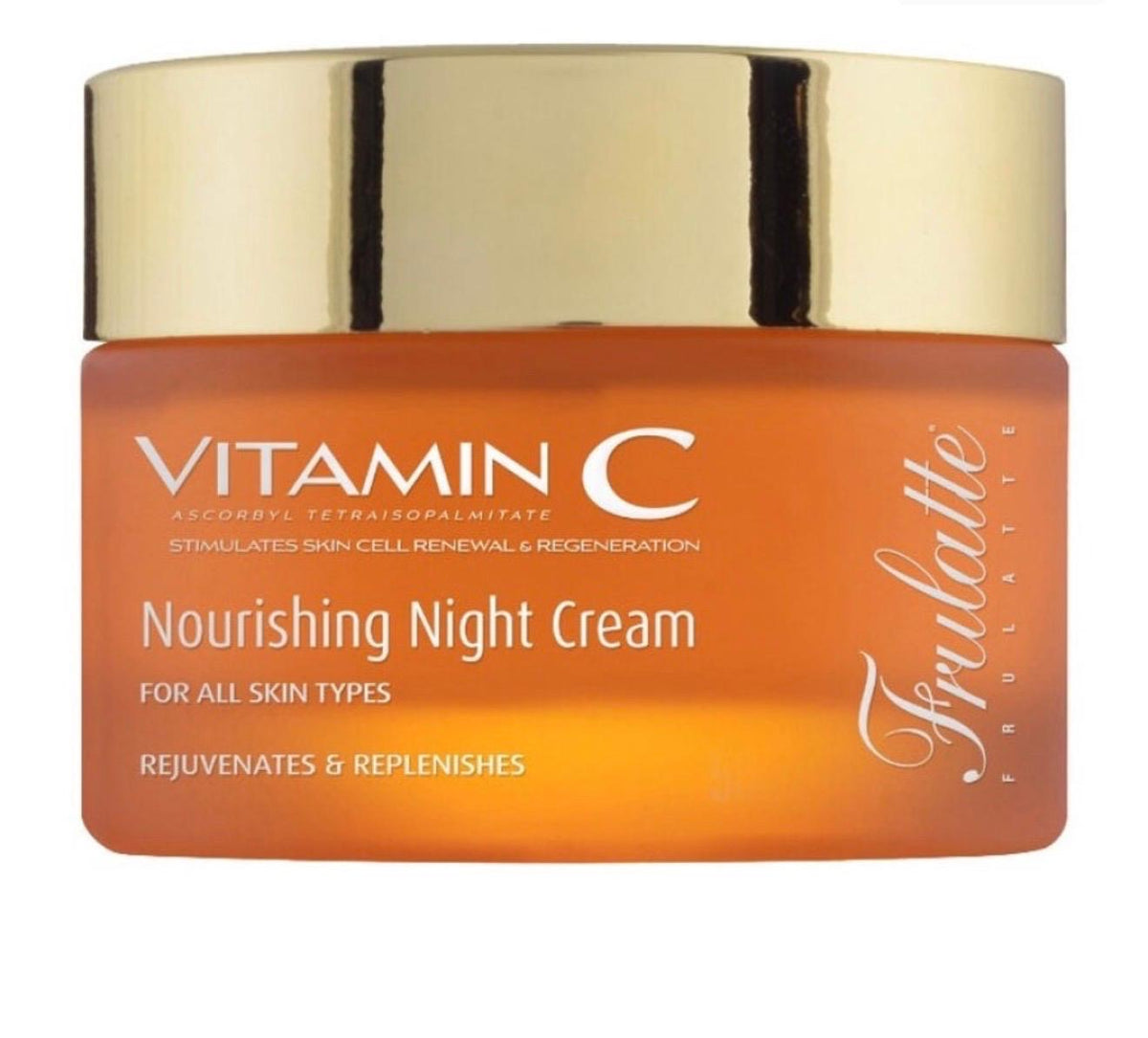 Crème de nuit nourrissante à la vitamine C – Frulatte