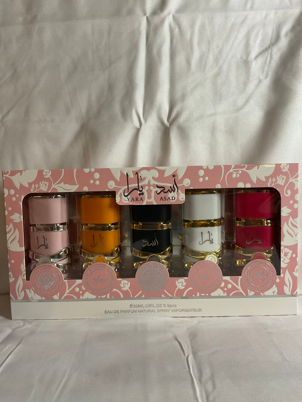 🌸 Coffret Yara & Asad – 5 parfums de 30 ml