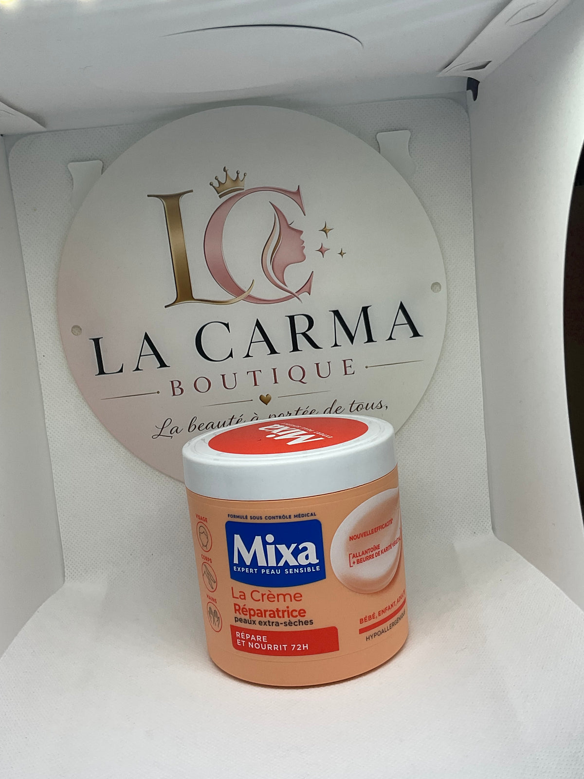 ✨ LES CRÈMES MIXA SONT DISPONIBLES CHEZ LA CARMA BOUTIQUE ✨